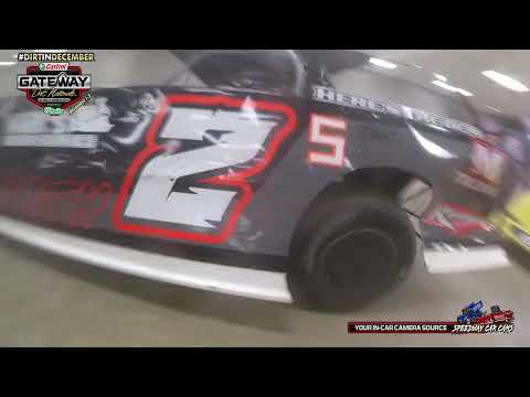 #2S Kevin Smith - 2022 Gateway Dirt Nationals - Super Late Model - InCar Camera - dirt track racing video image