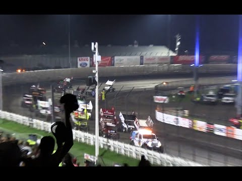 410 Sprint Feature @ Knoxville Raceway 2023 - dirt track racing video image