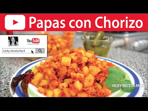 PAPAS CON CHORIZO | Vicky Receta Facil HD - UCewhO42h_TIKZdntpI-v39g