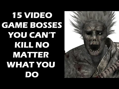 15 Video Game Bosses You Can't Defeat No Matter What You Do - UCXa_bzvv7Oo1glaW9FldDhQ