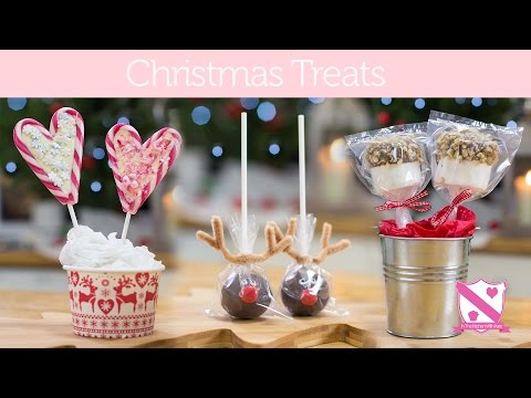 Christmas Gift Ideas: Reindeer Cake Pops, Candy Cane Lollies - In The Kitchen With Kate - UC_b26zavaEoT1ZPkdeuHEQg