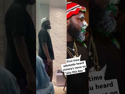 WHEN ODUMODU HEARD VICTONY'S VERSE ON "PITY THIS BOY" #afrobeatsmusic #victony #odumodublvck