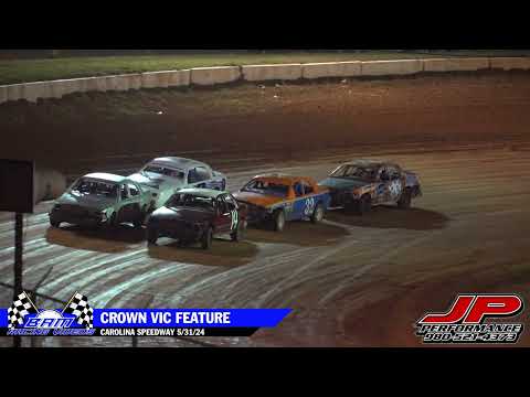 Crown Vic Feature - Carolina Speedway 5/31/24 - dirt track racing video image