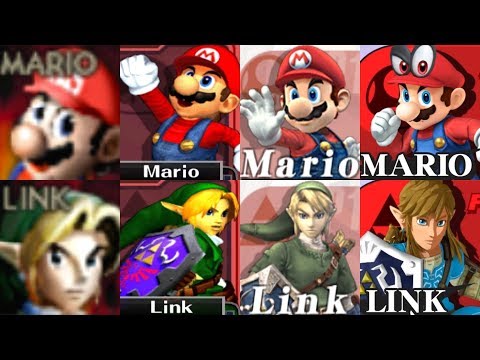 Evolution of All Characters in Super Smash Bros (1999-2018) - UC-2wnBgTMRwgwkAkHq4V2rg