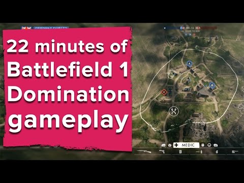 22 minutes of Battlefield 1 Domination gameplay - UCciKycgzURdymx-GRSY2_dA