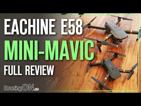 DroningON | Eachine E58 'Mini DJI Mavic' Unboxing, Comparison & Flight Test - UCYoEOmvbMm0LX6AsIwANvug