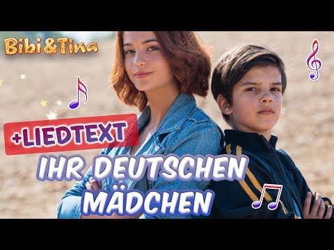 Bibi & Tina | Ihr deutschen Mädchen seid so - jetzt mit LYRICS zum Mitsingen