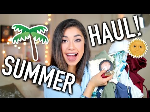 Huge Summer Haul - Clothes, Makeup, Shoes, Jewelry! (Try On Haul) - UCrcYxVSkBgg9szDSwwZaNwg