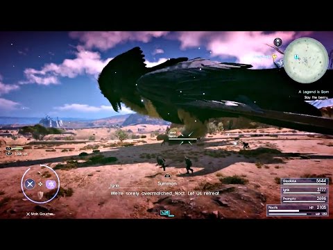 FINAL FANTASY XV - Giant Bird Bennu Lvl. 55 Boss Fight l PS4 Pro - UCfVhjM2_XVvO5eGbOK-MO0A