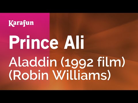 Karaoke Prince Ali - Aladdin * - UCbqcG1rdt9LMwOJN4PyGTKg