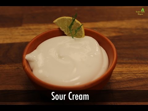 Sour Cream | Sanjeev Kapoor Khazana - UCmoX4QULJ9MB00xW4coMiOw