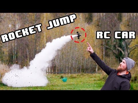 VERTICAL ROCKET JUMP RC CAR - part 1 - (It works!) - Build and first drive/flight - UC16hCs7XeniFuoJq0hm_-EA