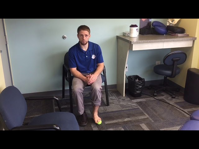 How to Roll a Tennis Ball for Plantar Fasciitis Relief