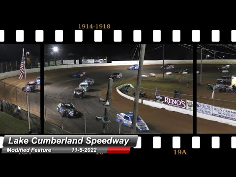 Lake Cumberland Speedway - Modified Feature - 11/5/2022 - dirt track racing video image