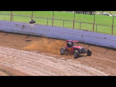 8# Victorian Classic &amp; Vintage Speedway Club Day Laang Speedway 3-2-2024 - dirt track racing video image