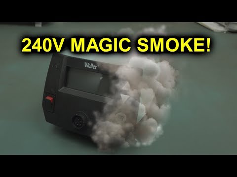 EEVblog #1152 - 240V-120V = Magic Smoke! - UC2DjFE7Xf11URZqWBigcVOQ