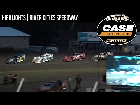 World of Outlaws CASE Construction Late Models | River Cities Speedway | June 30, 2024 | HIGHLIGHTS - dirt track racing video image