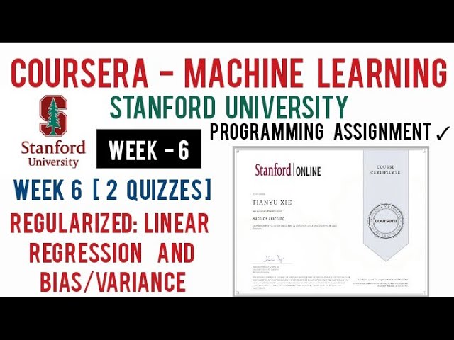 Machine Learning Coursera: Week 6 Assignment