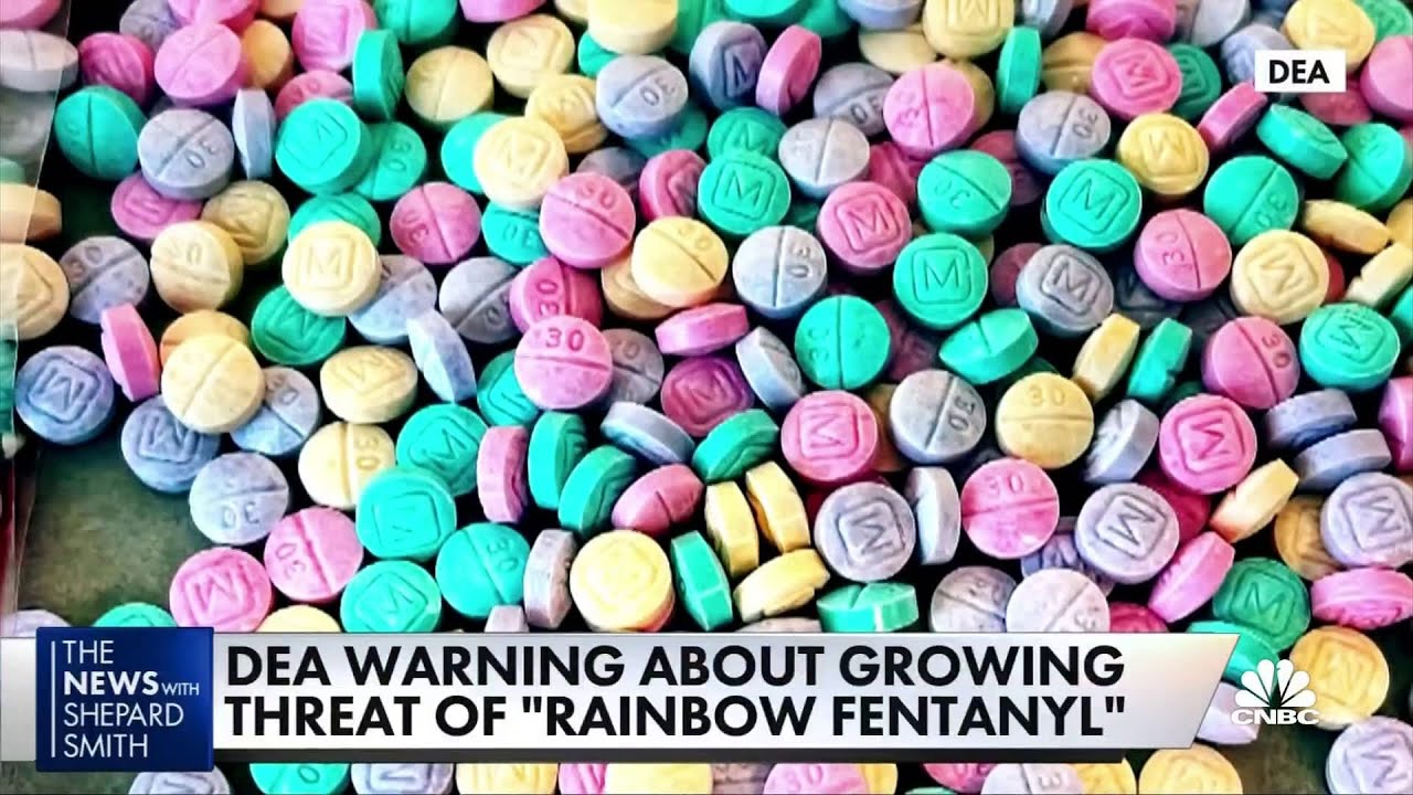 DEA warns of threat over ‘rainbow fentanyl’