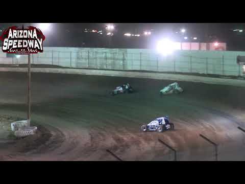 Az Speedway ASCS Desert Sprint Car Main  October 30 2021 - dirt track racing video image