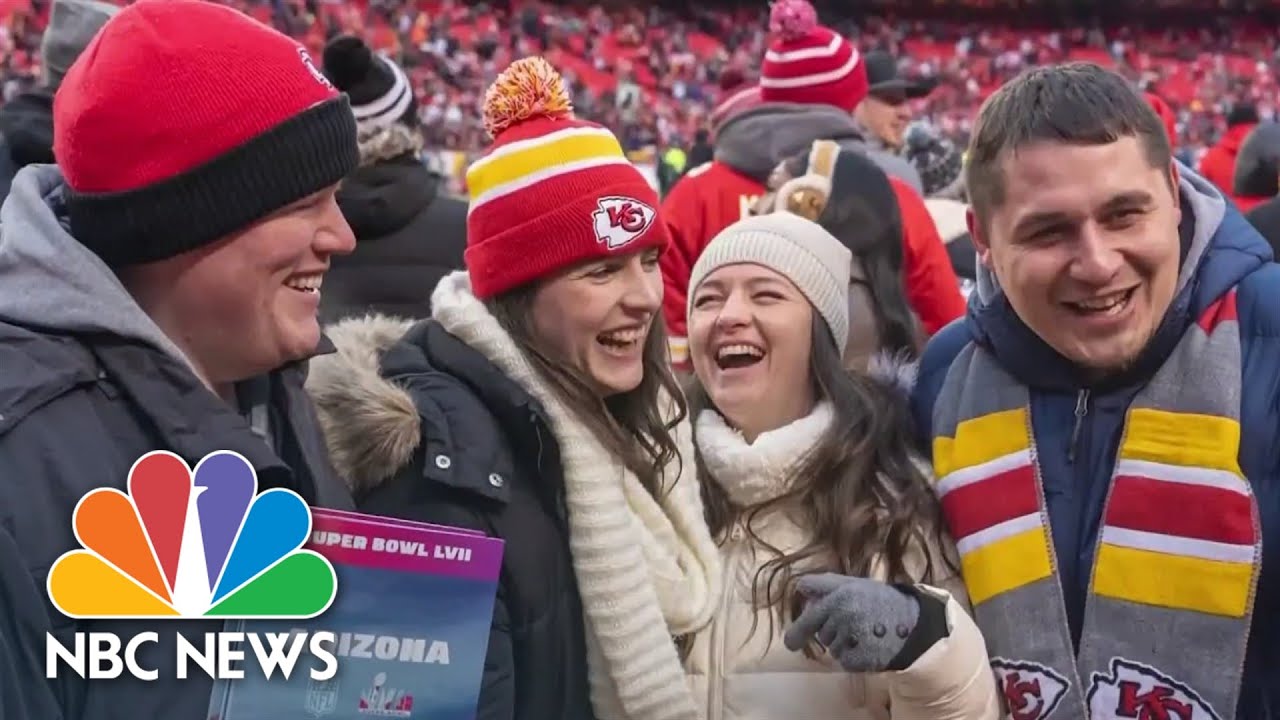 Kansas City Chiefs surprise Ukraine refugees with tickets to Super Bowl
