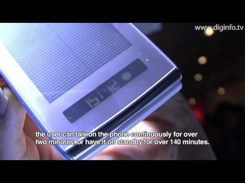 Sharp Solar Waterproof Mobile Phone : DigInfo 2009 - UCOHoBDJhP2cpYAI8YKroFbA