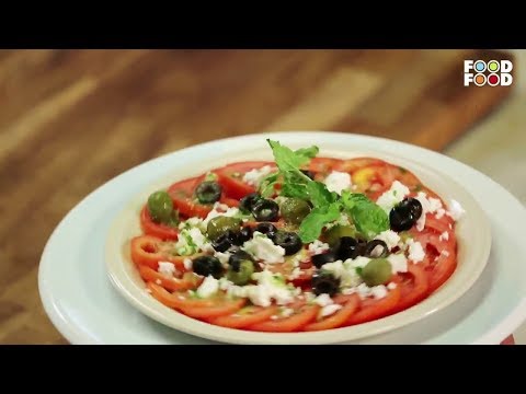 Tomato And Goat Cheese Salad | Winter Treats | Chef Sanjeev Kapoor | FoodFood - UCthIcpK06l9bhi9ISgreocw