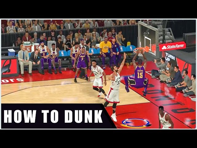 How To Dunk In Nba 2K20?