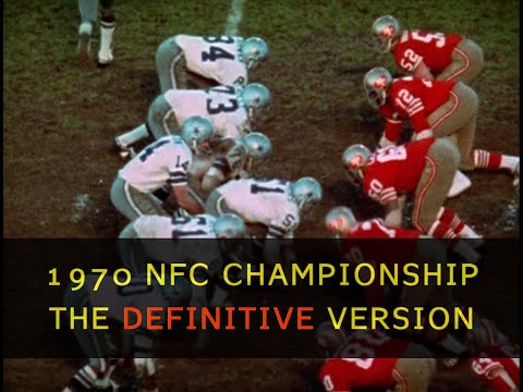 1970 NFC Championship Full Game - Cowboys/49ers video clip 