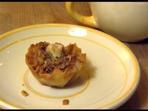 Mini Baklava Recipe by Laura Vitale - "Laura In The Kitchen" Episode 43 - UCNbngWUqL2eqRw12yAwcICg