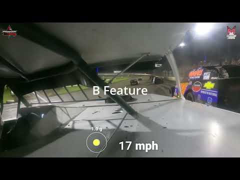 #5S Chad Smith - USRA B-Mod - 7-26-2024 Arrowhead Speedway - In Car Camera - dirt track racing video image