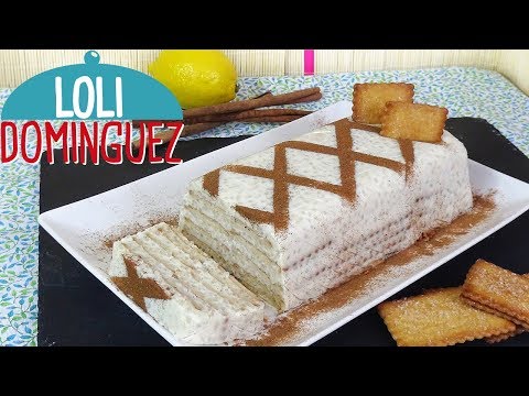 Tarta de arroz con leche y galletas, receta fácil. TARTA SIN HORNO. Paso a paso. Loli Domínguez - UC5ONfXPjWgqElh0NZaRJ1tg