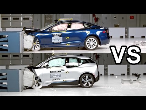 2017 BMW i3 Vs 2016 Tesla Model S - Crash Test - UCFfFgeKVVhjXtQSXRj3e-Iw