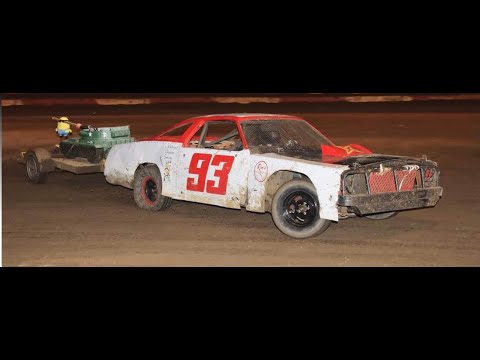 Perris Auto Speedway # 93 Roof cam 6-1-24 Figure 8 Trailer.  and Main Events with Demo Cross - dirt track racing video image