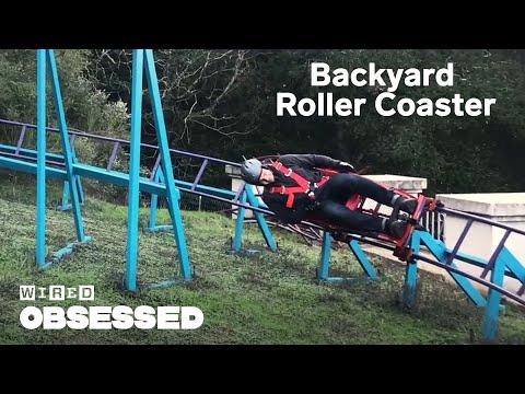 How This Guy Built a Roller Coaster In His Backyard | WIRED - UCftwRNsjfRo08xYE31tkiyw