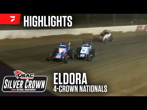 𝑯𝑰𝑮𝑯𝑳𝑰𝑮𝑯𝑻𝑺: USAC Silver Crown | Eldora Speedway | 4-Crown Nationals | September 21, 2024 - dirt track racing video image