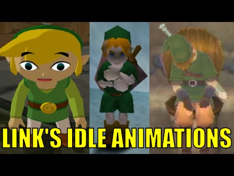 All Link's Idle Animations In The Legend Of Zelda Series (Let's Do Nothing in Zelda Games) - UCwtnZUOk44DCCFFT6QG6LdA