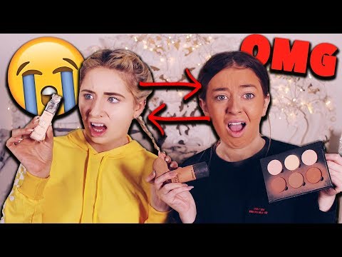 MAKEUP BAG SWAP CHALLENGE!  *shocking results *  - UCFanrVWRodCwCw43U7KBAQg