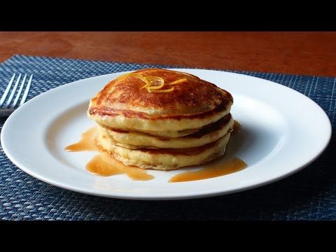 Lemon Ricotta Pancakes - Easy Lemon Pancakes Recipe - UCRIZtPl9nb9RiXc9btSTQNw