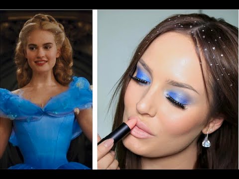 Blue Eyeshadow? Crystals in my Hair? Cinderella Inspired Look! - UCLFW3EKD2My9swWH4eTLaYw