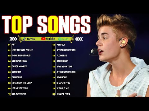 Pop Music 2024 - Bruno Mars, Selena Gomez, Maroon 5, Justin Bieber, Ed Sheeran, Adele-Top Songs 2024