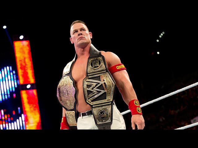 How Many Times John Cena Has Won the WWE Championship?