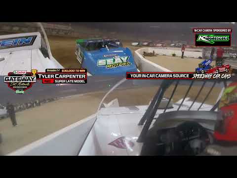 $30k Gateway Dirt Nationals 2021 - All the Super Late Model Feature In-Car Cameras on every car - dirt track racing video image
