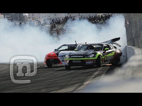 Ryan Tuerck Drifting Crash At Formula Drift Long Beach-Head On View - UCsert8exifX1uUnqaoY3dqA