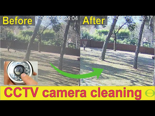 How to Clean Your CCTV Camera Lens