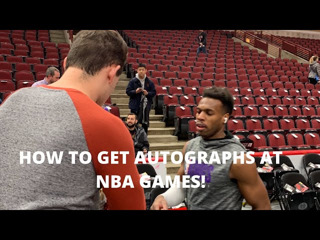 How to Get an Autographed Basketball