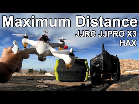 MAXIMUM DISTANCE of the JJRC JJPRO X3 HAX - UC9l2p3EeqAQxO0e-NaZPCpA