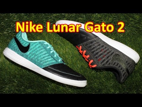 Nike Lunar Gato 2 Indoor Black/Total Crimson & Black/Hyper Turquoise - Review + On Feet - UCUU3lMXc6iDrQw4eZen8COQ