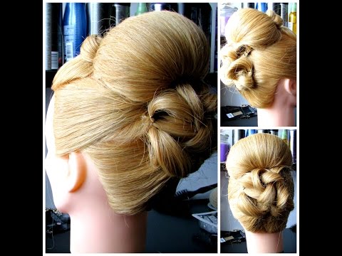 Bridal ,Wedding  Hairstyle,  Up Do For Long Hair