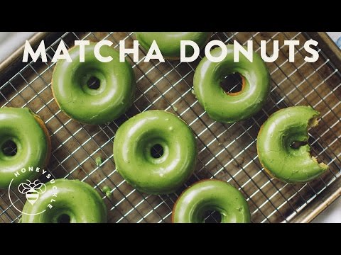 Matcha Green Tea Baked Donuts - HoneysuckleCatering - UCwsa-MpLNx4pnsM1PiQwhyQ